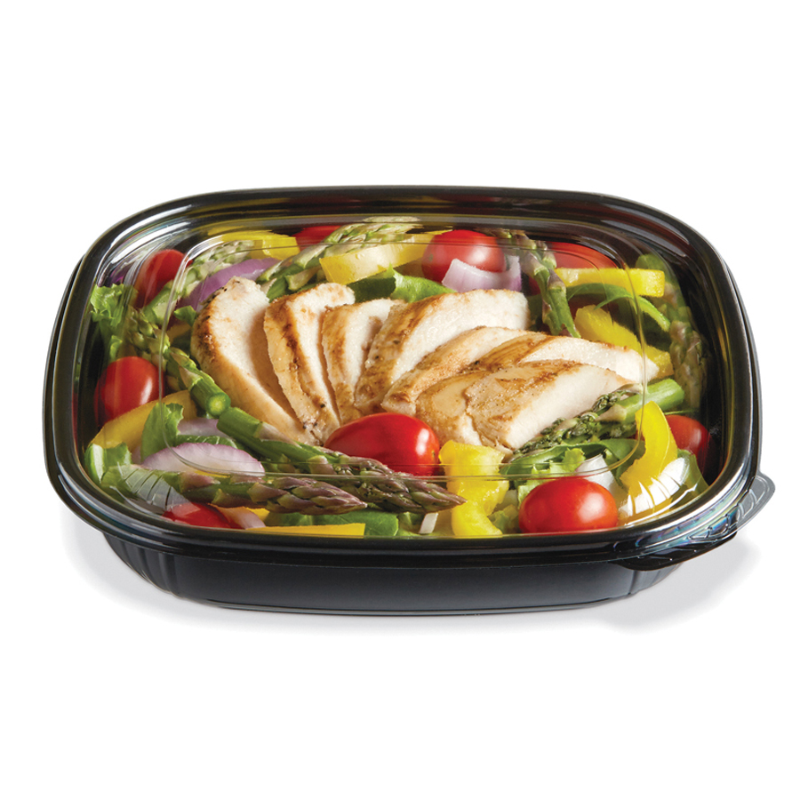 SBM-24B 24oz SQUARE Black BOWL300/CS