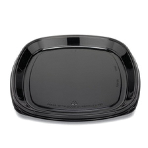 ST16T 16" SQ/RND BLACK TRAY50/CS