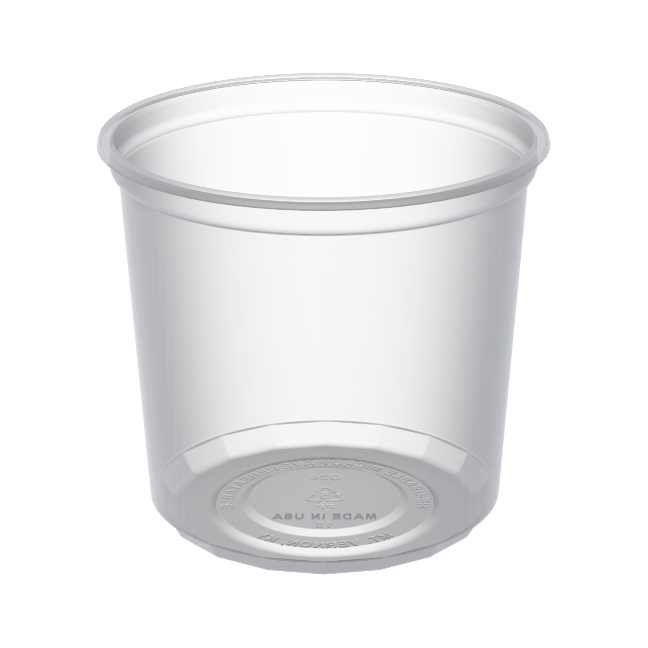 D24CR 24oz CLEAR DELI CONT 500/CS
