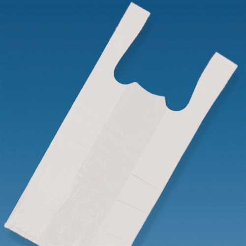 18X10X30 WHITE T-SHIRT BAG2MIL HEAVY   LO-D       500/CS