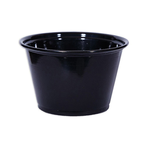 400APBS 4OZ Black SOUFFLE 2500/CPLASTIC