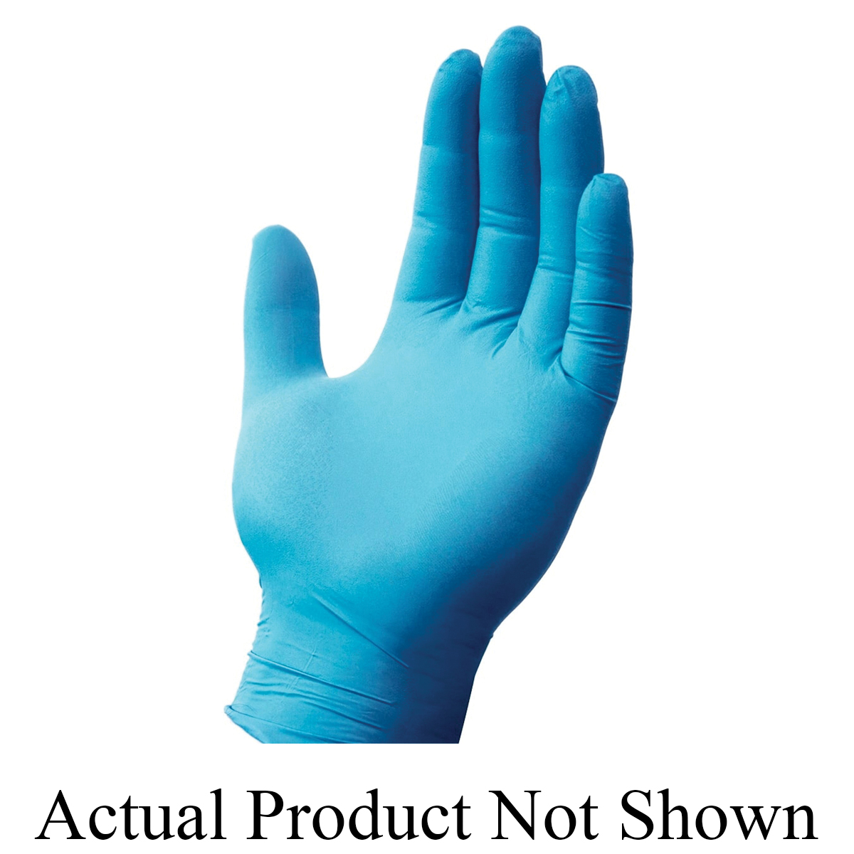 LG  BLUE  PWDR FREE NITRILE GLOVE 10/100 GNPR-LG-1A