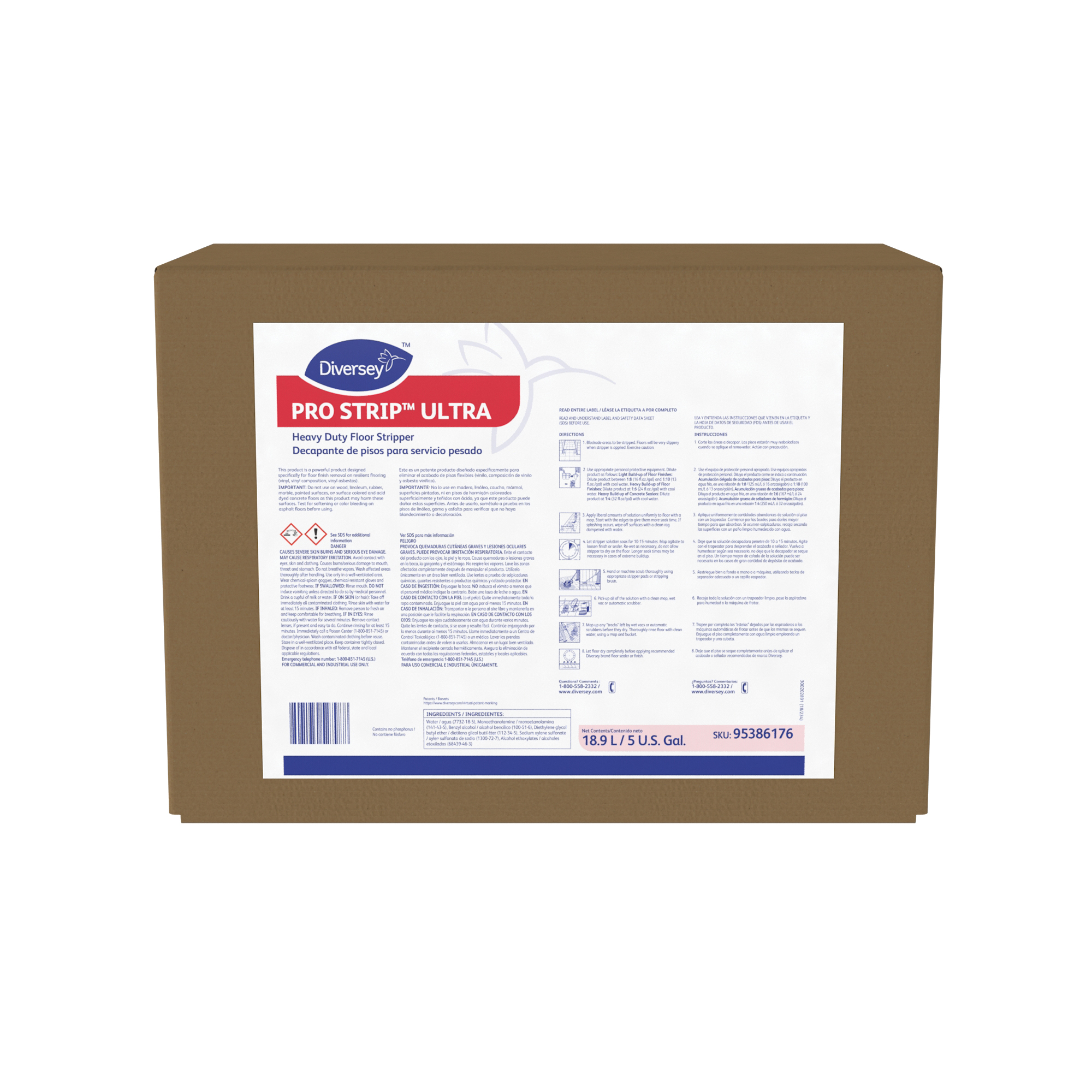 95386176 PRO STRIP ULTRA 5GALFLOOR STRIPPER