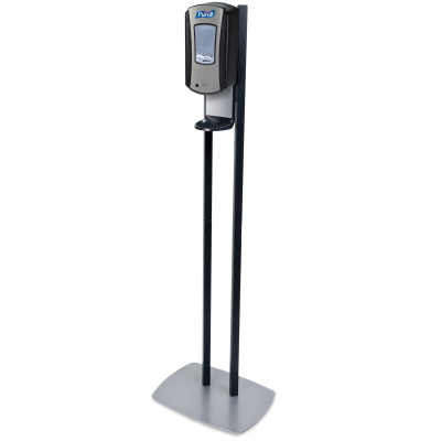 7028-DS PURELL DISPENSER STAND 1/CS  BLACK AND CHROME