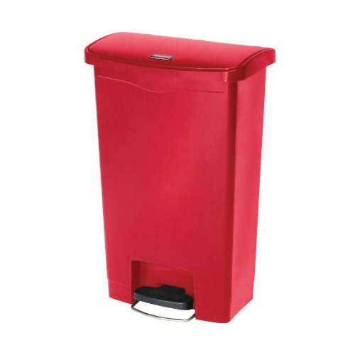 1883566  Red Step-on Can 13gal Front Step