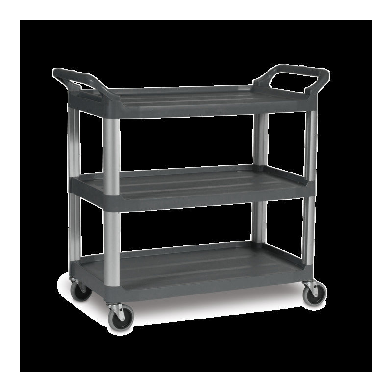 4091 GRAY UTILITY CART  EACH3 SHELF