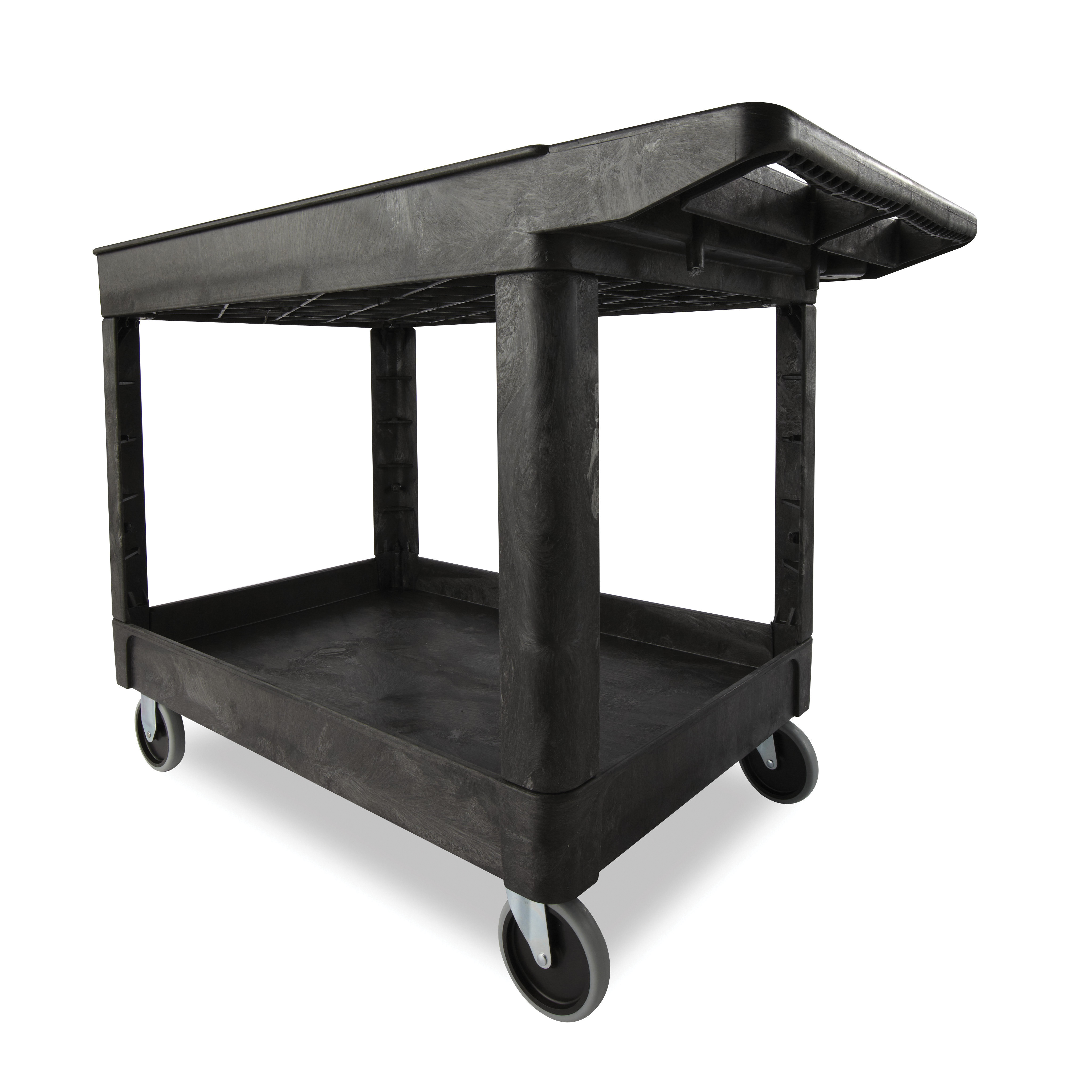 4520-89 BLACK HEAVY DUTY CART EA2-SHELF