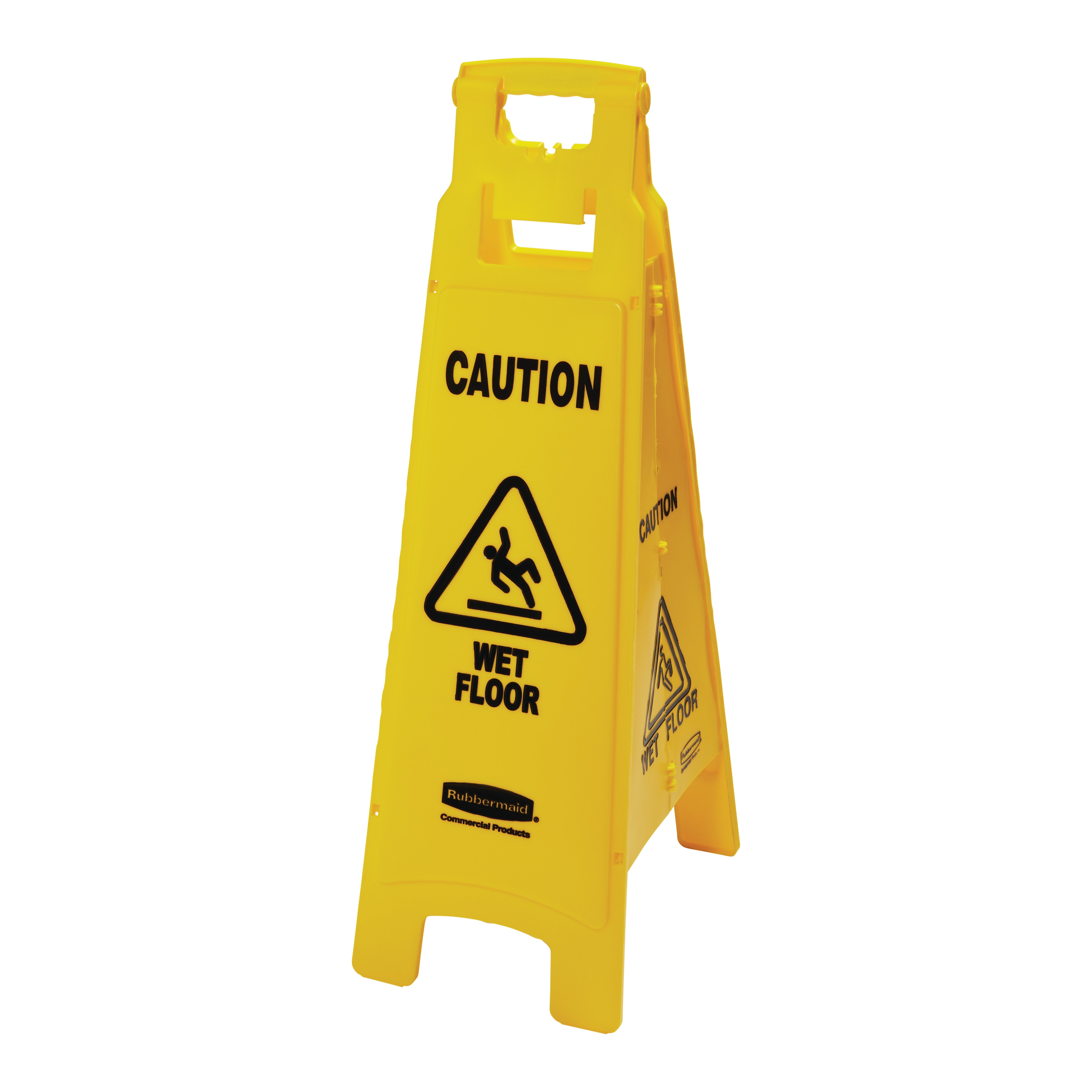 6114-77 CAUTION WET FLR SIGN6/CS 4-SIDED
