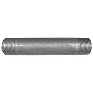 1K141E 1"X12" Black PIPE NIPPLE5EA/CS