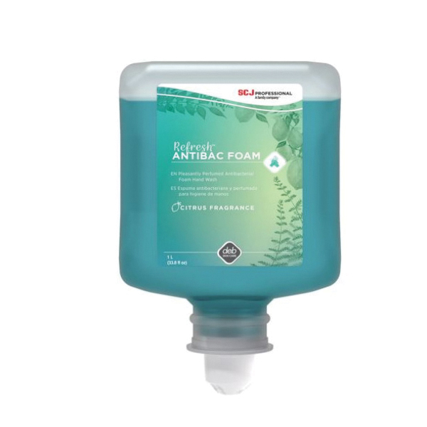 scj-ant1lo-green-refresh-antibac-foam-6-1l-orange-tip