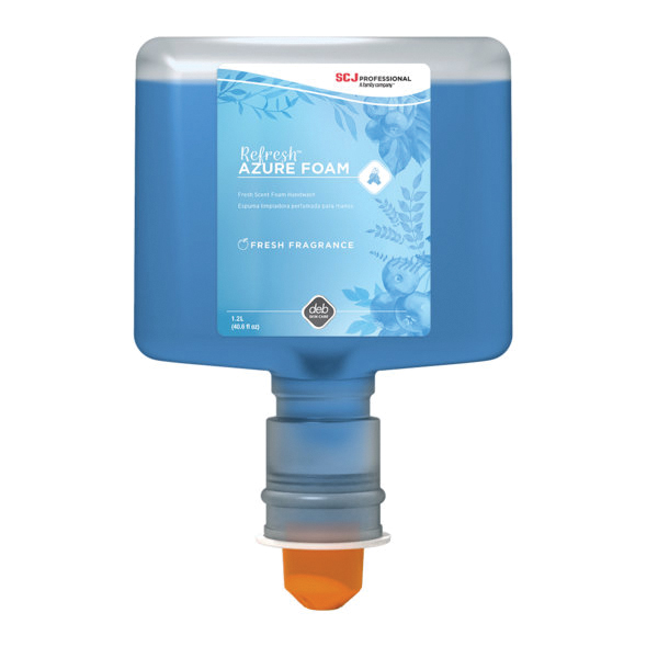 AZU120TF FOAM SOAP 3/1200ML TOUCH FREE MILD AZURE