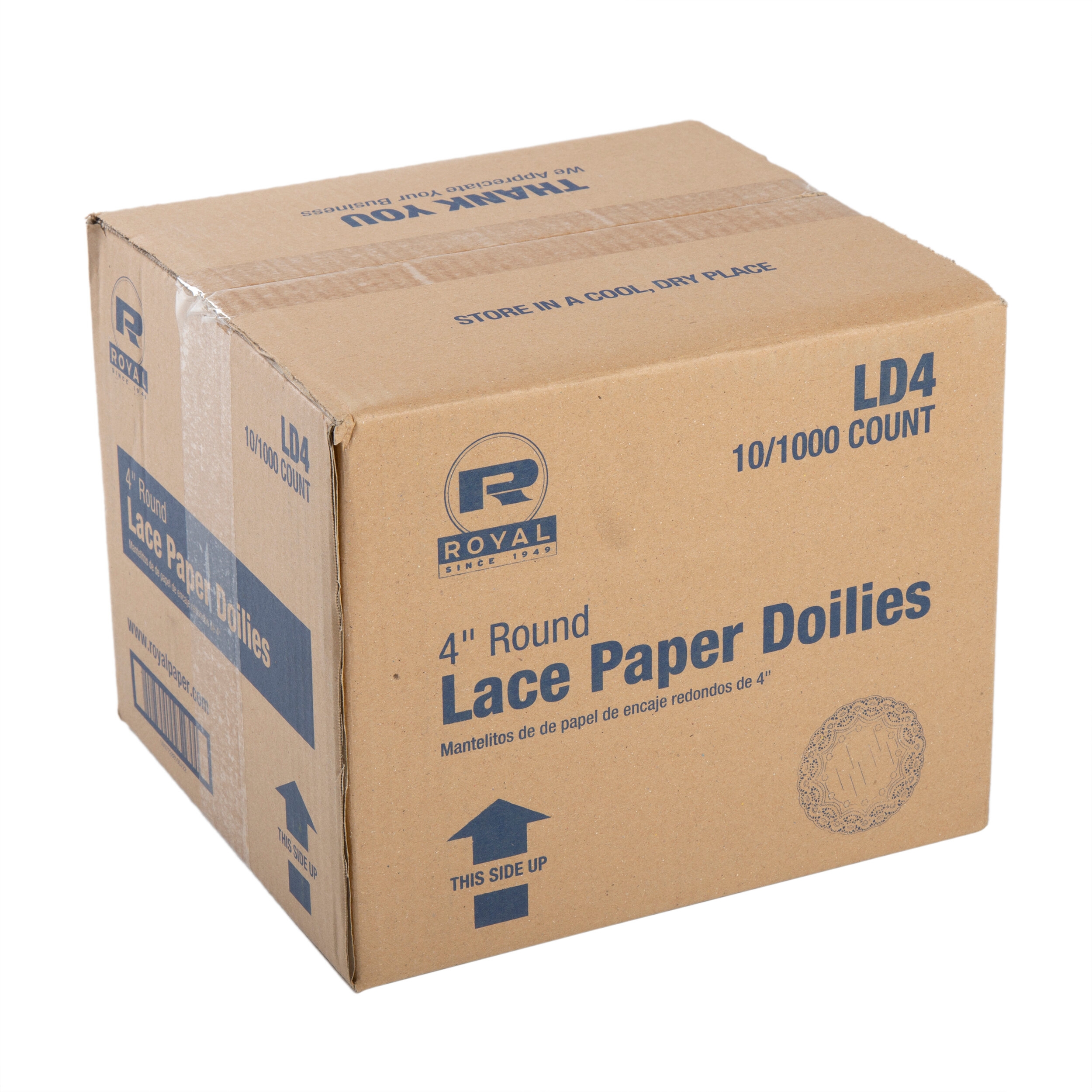 LD4 4" LACE DOILIES 10/1000 0