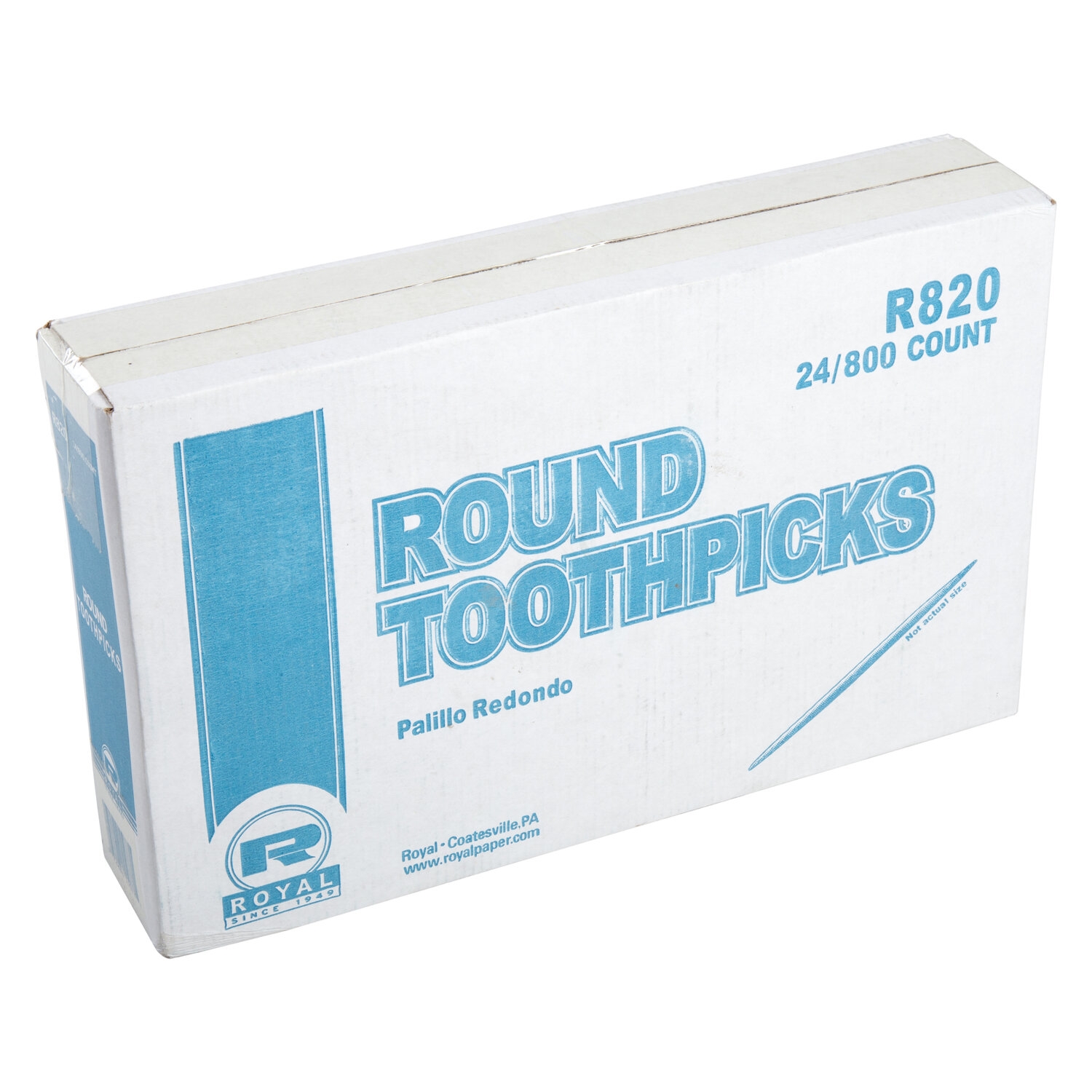 R820RD TOOTHPICK 24/800/CSROUND WOOD TOOTHPICK