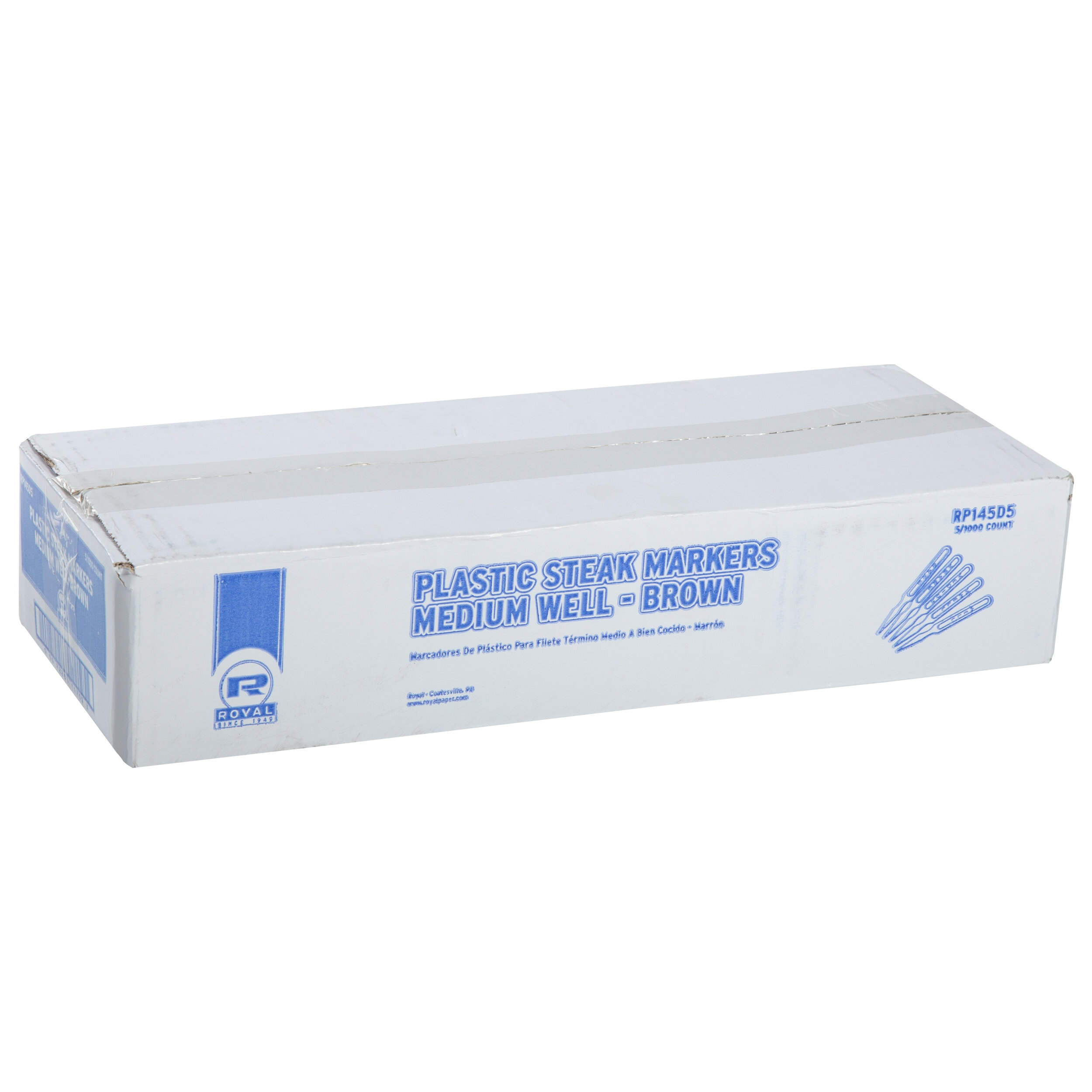 RP145D5 STEAK MARKER MED WELL BROWN 5/1M/CS