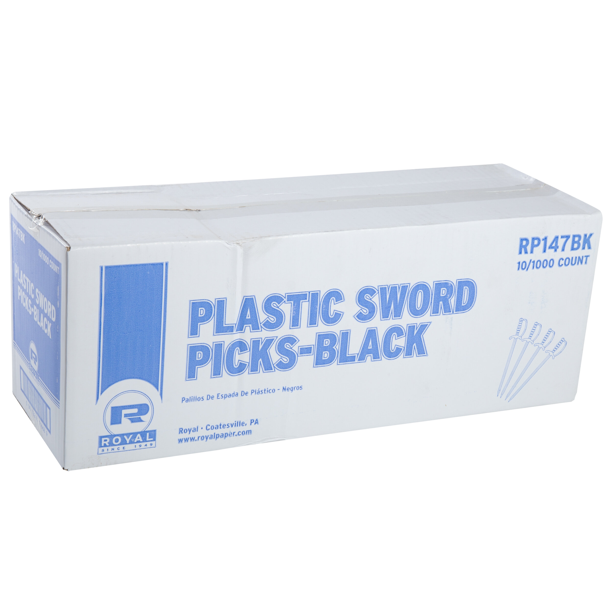 RP147BK BLACK SWORD PICK 10/1000/CS 3.5"