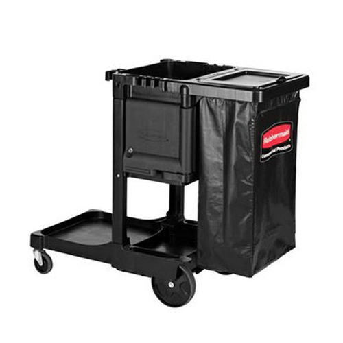 1861430 BLACK JANITOR CART EXECUTIVE  S/O