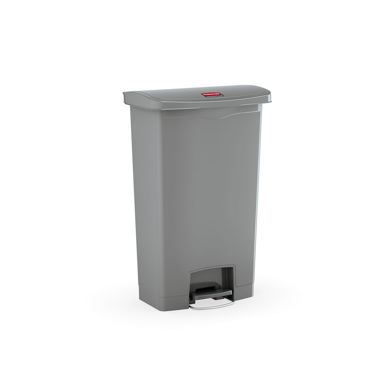 18gal Step-on Can Gray Front Step
