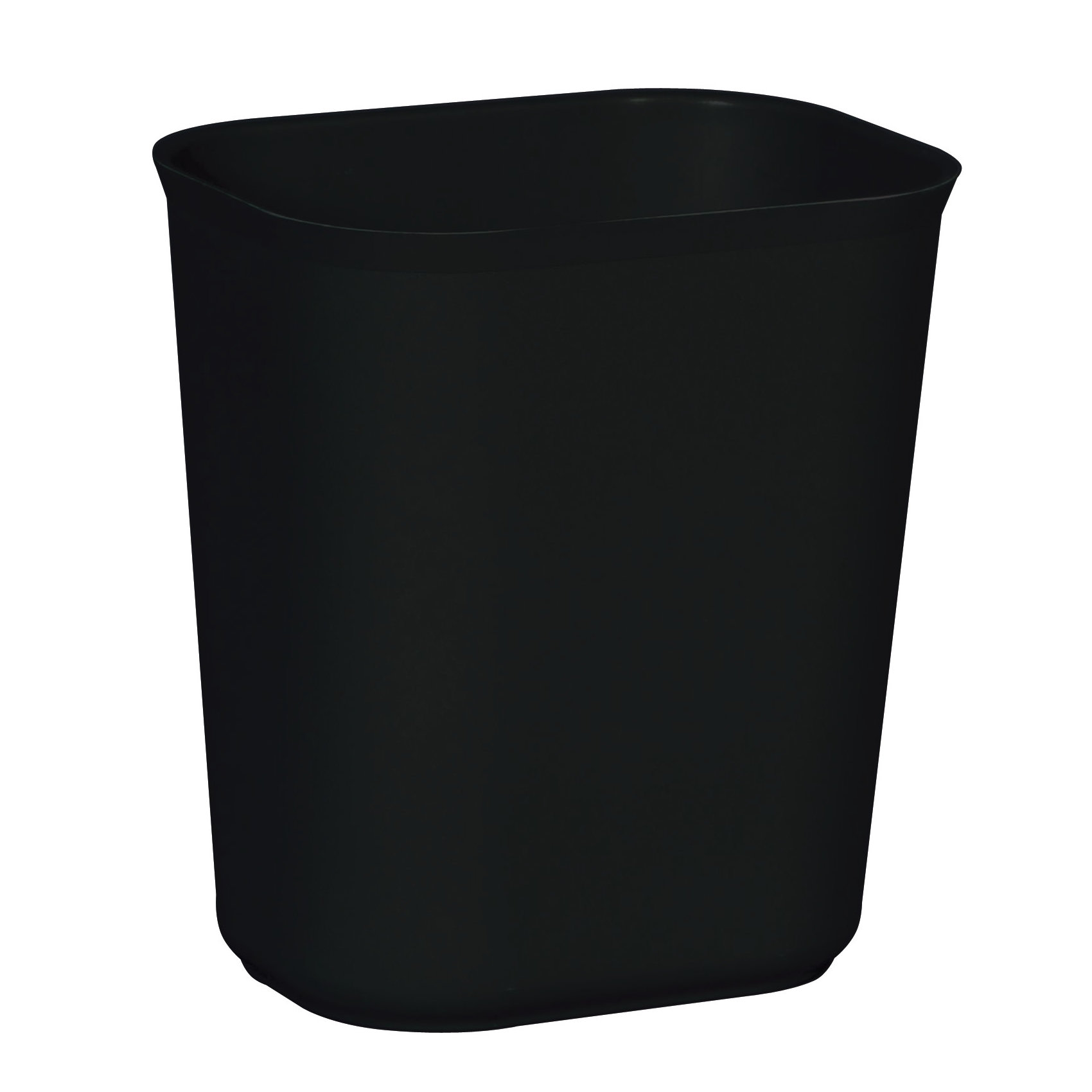 2541 BLACK 14QT WASTEBASKET6/CS FIRE RESISTANT