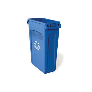 3540-07 BLUE SLIM JIM RECYCLE23GAL W/VENTS