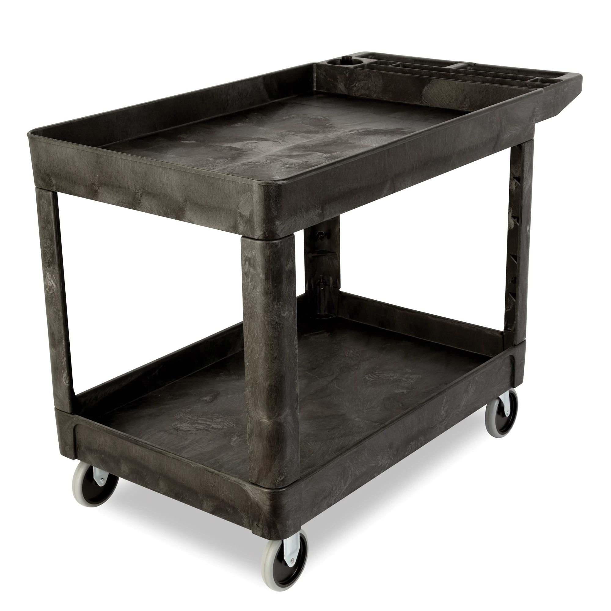 4520-89 BLACK HEAVY DUTY CART EA2-SHELF