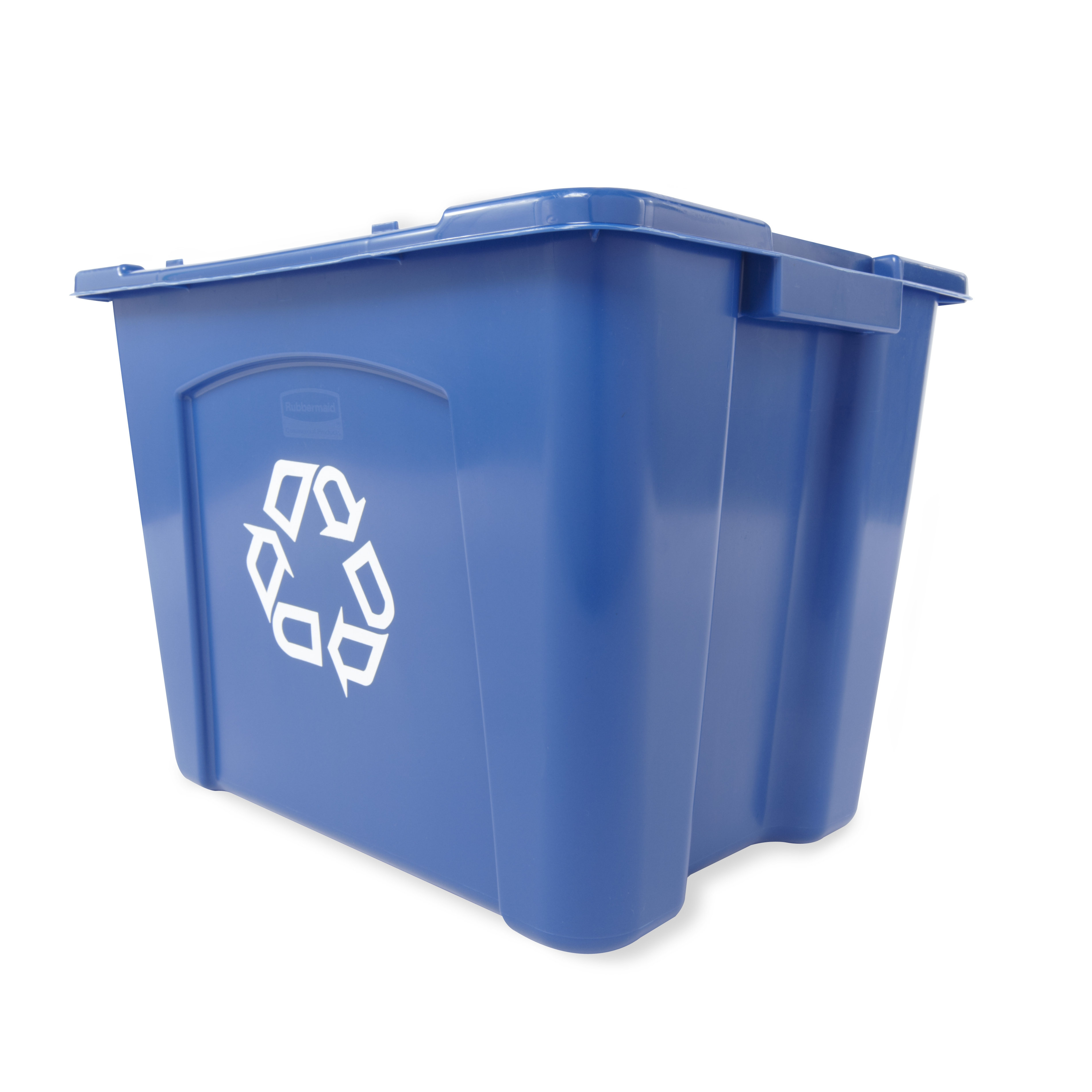 5714-73 14GAL RECYCLING BOX6EA/CS BLUE