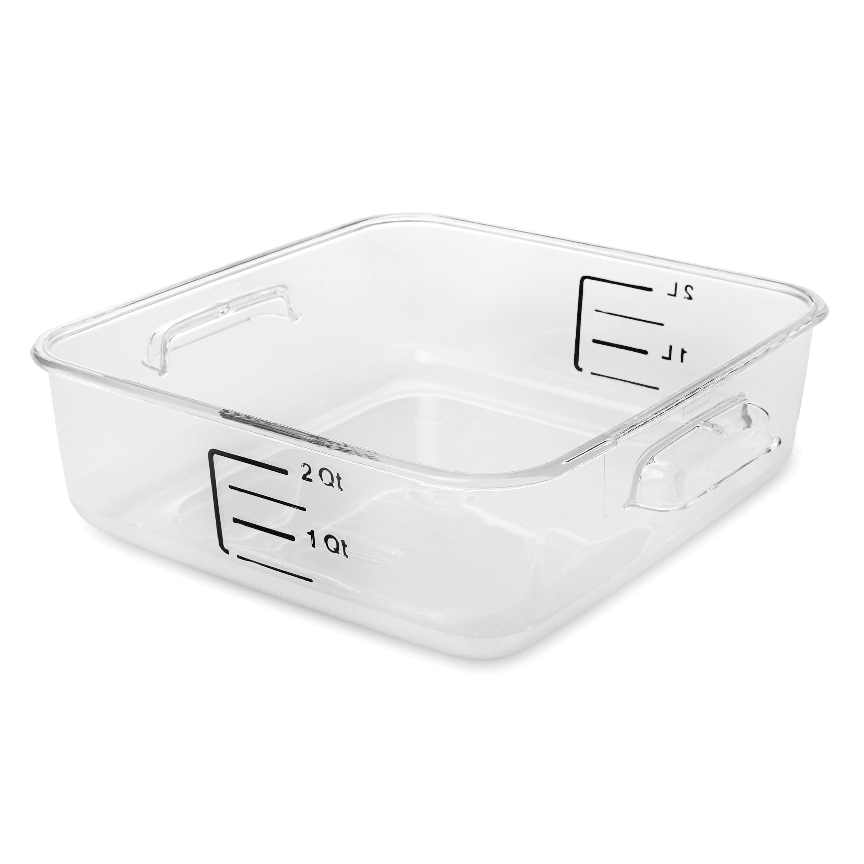 6302 2QT Clear SQUARE CONTAINER0