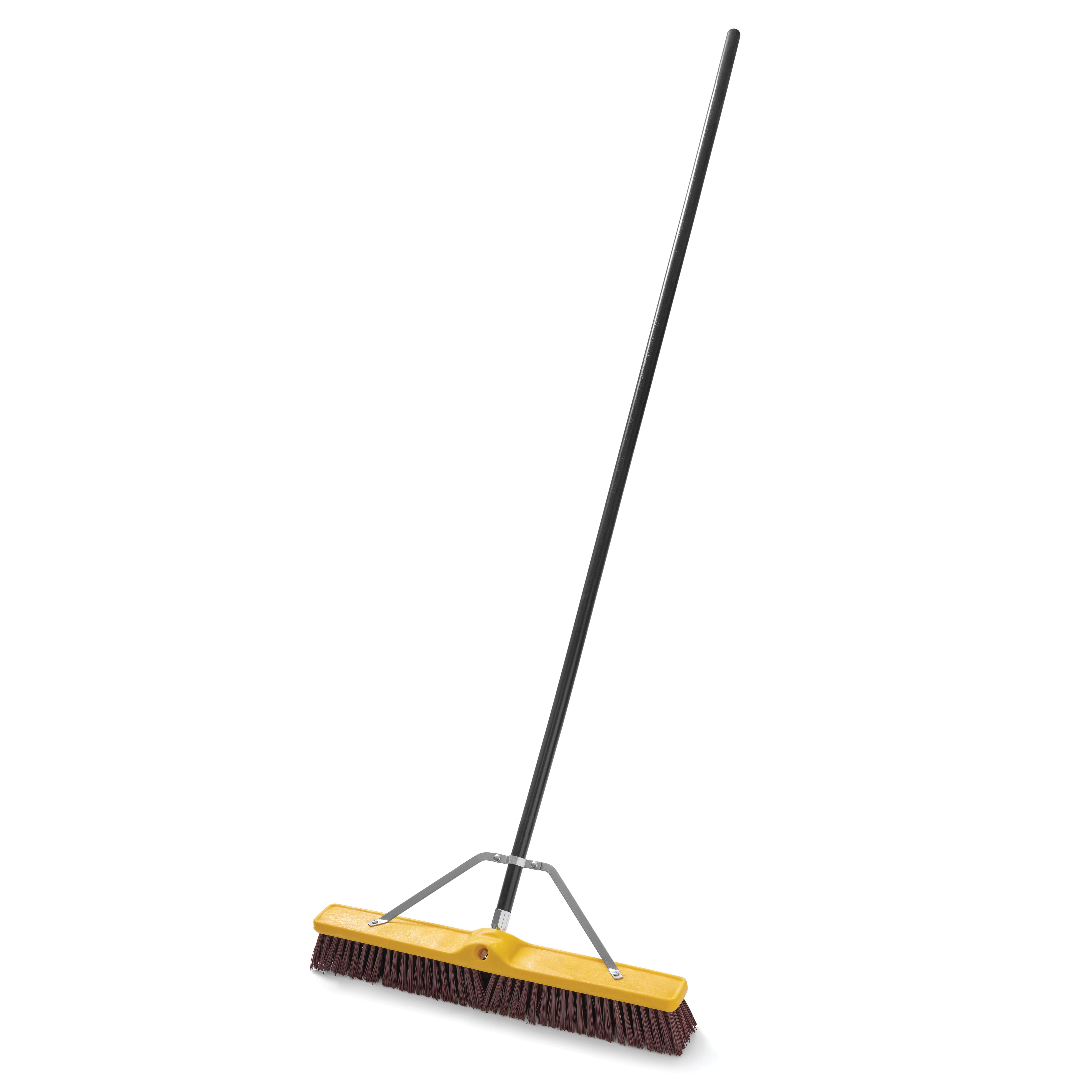 9B17 24" PUSH BROOM MAROON12/CS POLY FILL