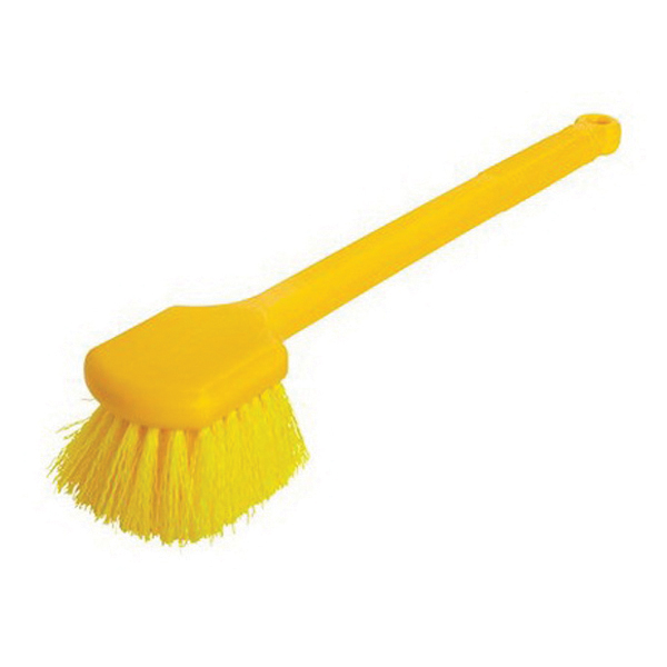 9B32 20" POT BRUSH NYLON FILL6/CS PLASTIC BLOCK