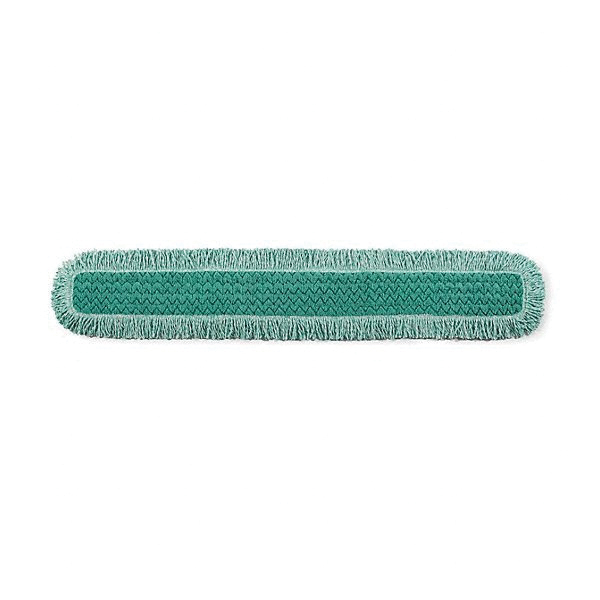 Q449 48" DUST MOP W/FRINGE6/CS GREEN HYGEN
