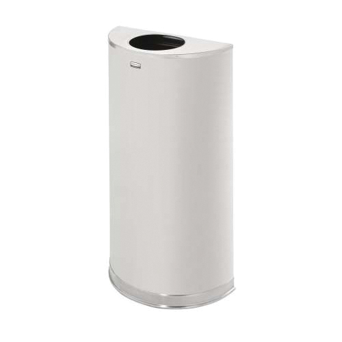 Half Round Trash Can 12gal SS