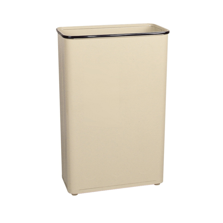 WB96RAL OPEN TOP WASTEBASKET 3EA/CS 24GAL ALMOND RECTANGLE