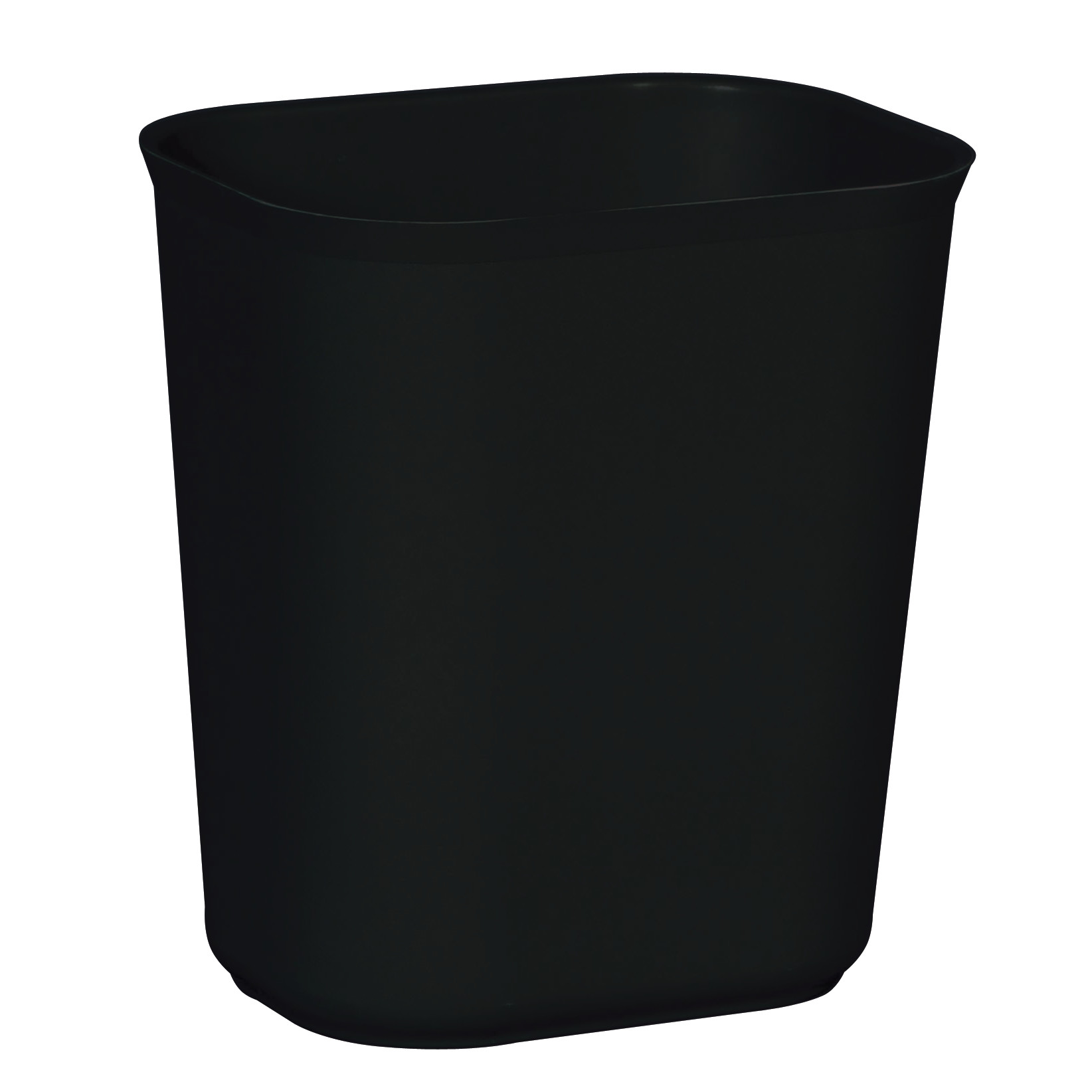 2541 BLACK 14QT WASTEBASKET6/CS FIRE RESISTANT