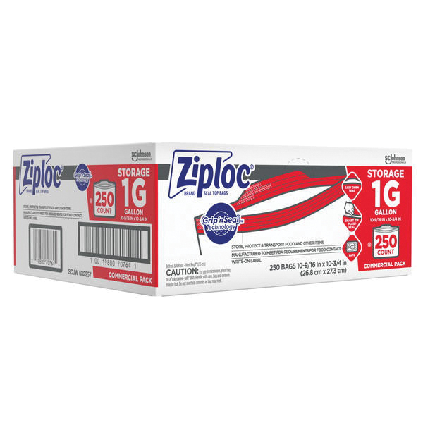 Ziploc Bag 1gallon 250/CS