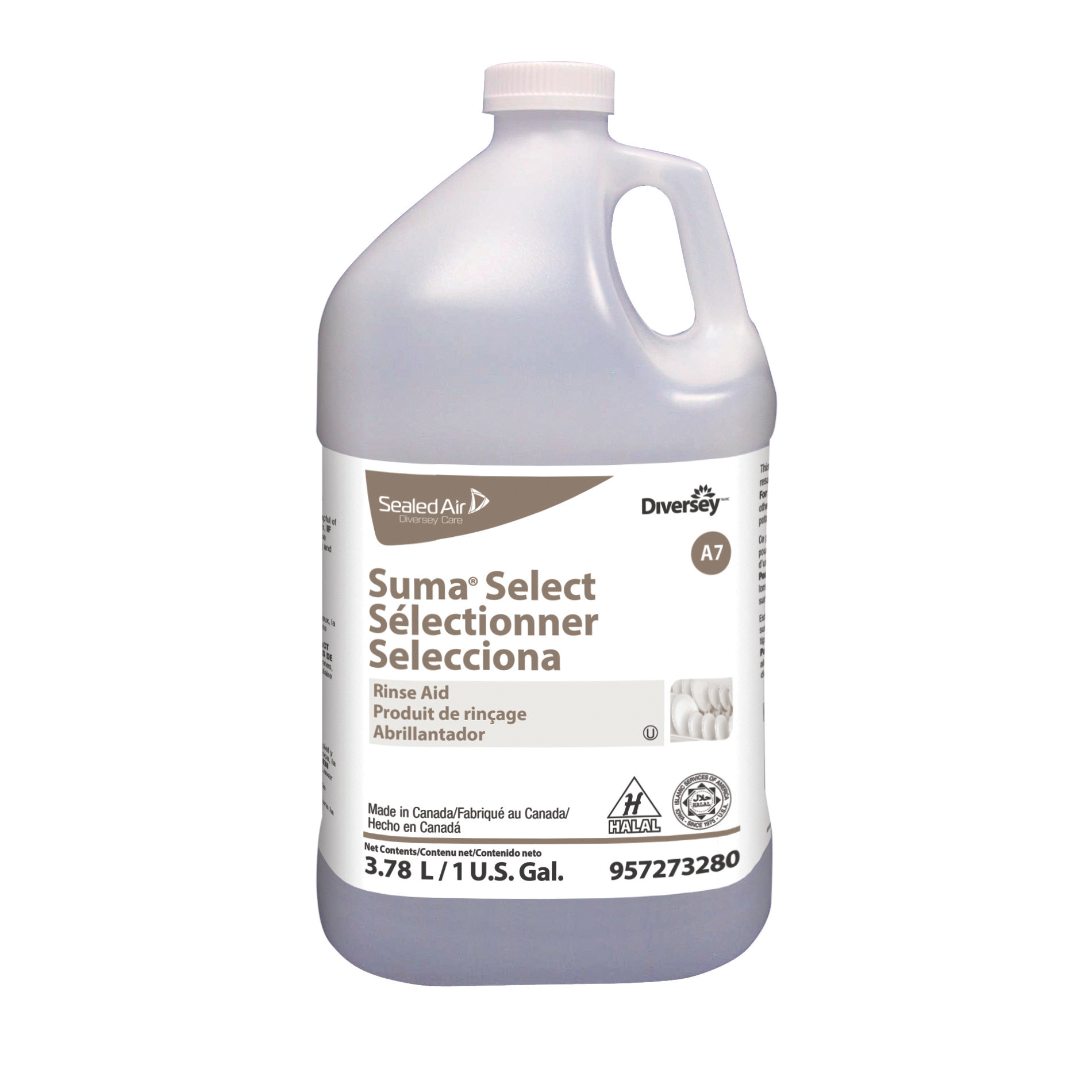 957273280 SUMA SELECT 4/1GALRINSE AID WAREWASH
