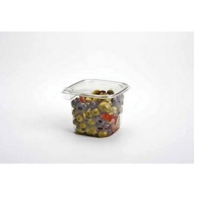 14024TR500 24oz Clear SQUARE TUB500/CS