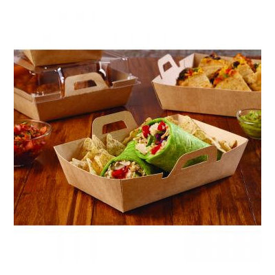 150343 6x9 Eco-Snap Kraft Container 300/cs