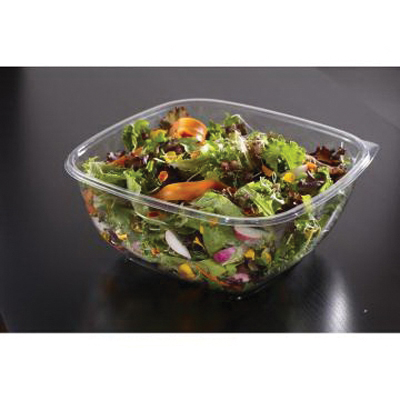 18048B300 48oz Clear SQUARE BOWL300/CS