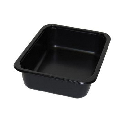 36581FDG390 45oz Black RECTTRAY 390/CS