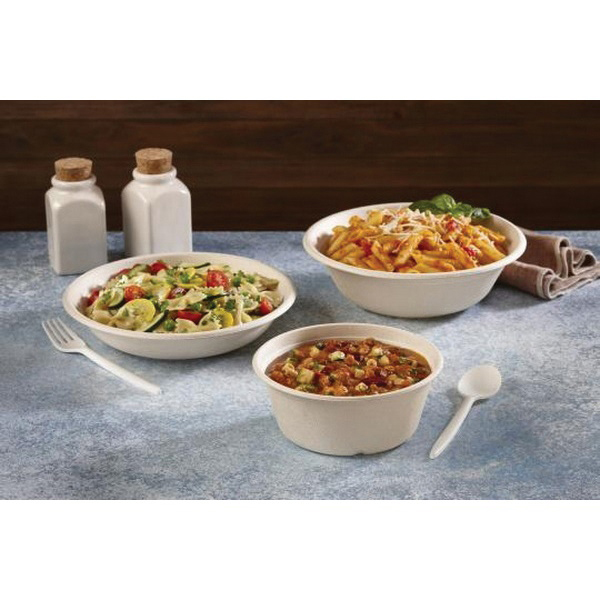 46016D500PLS 16OZ PULP BOWL 500/CS COMPOSTABLE