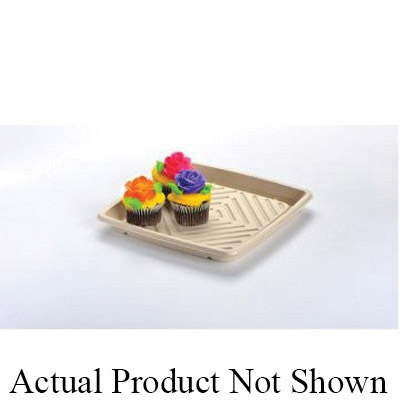 49110F025N 10" SQ PULP PLATTER25/CS