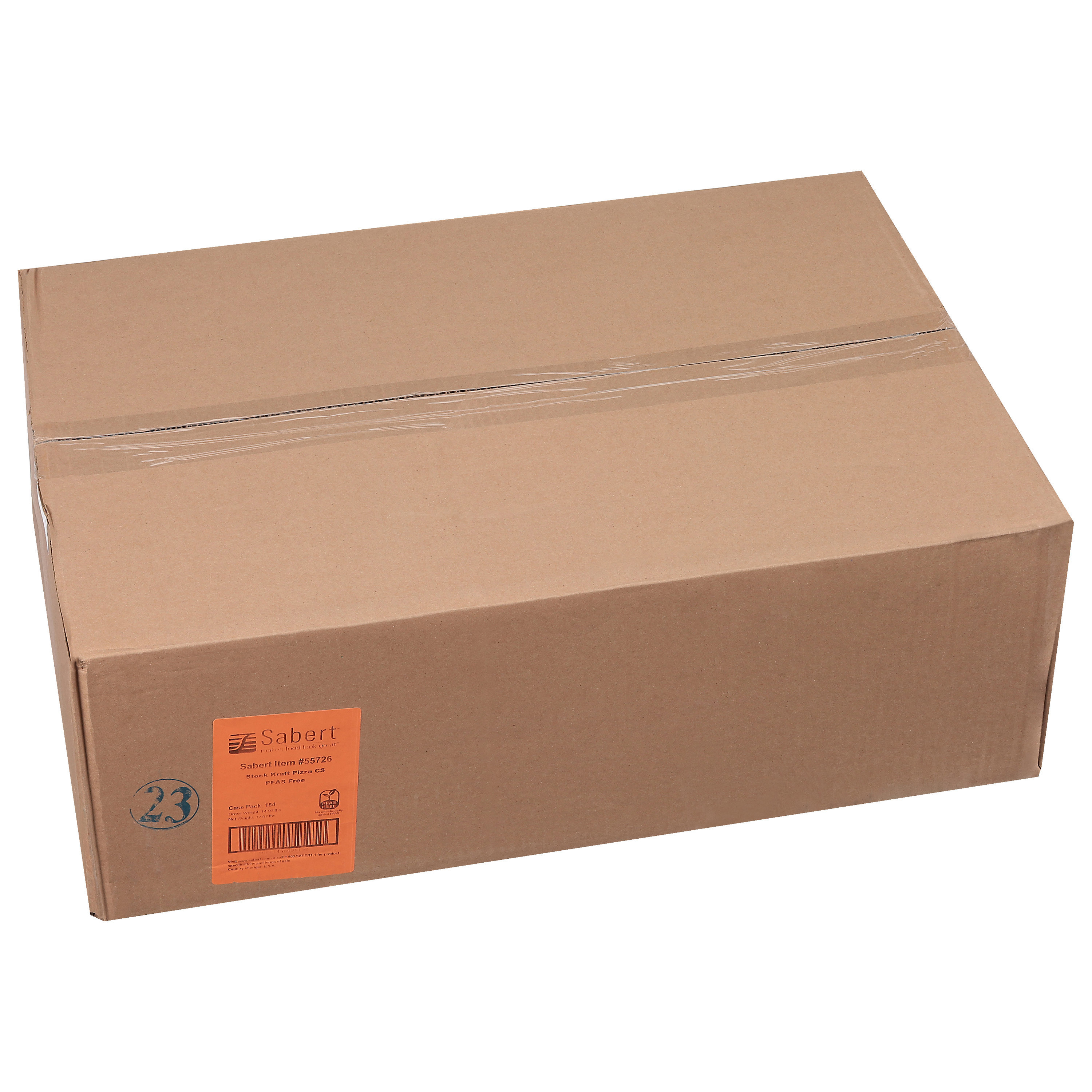 55726 KRAFT PIZZA CLAMSHELL 184/CS