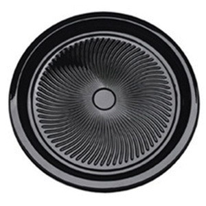 918 18" Black ROUND PET TRAY36/CS