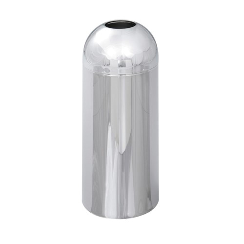 9875 15GL OPEN TOP CONTAINERDOME TOP CHROME FINISH
