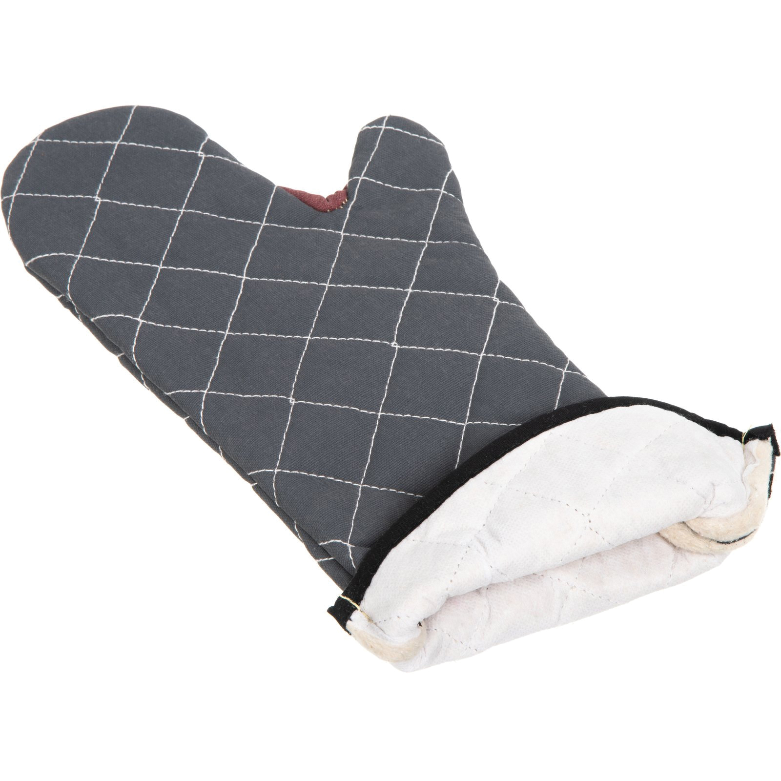 OVEN MITT 17" PAIR FLAME RETARDANT WEBGUARD - BLACK - PR