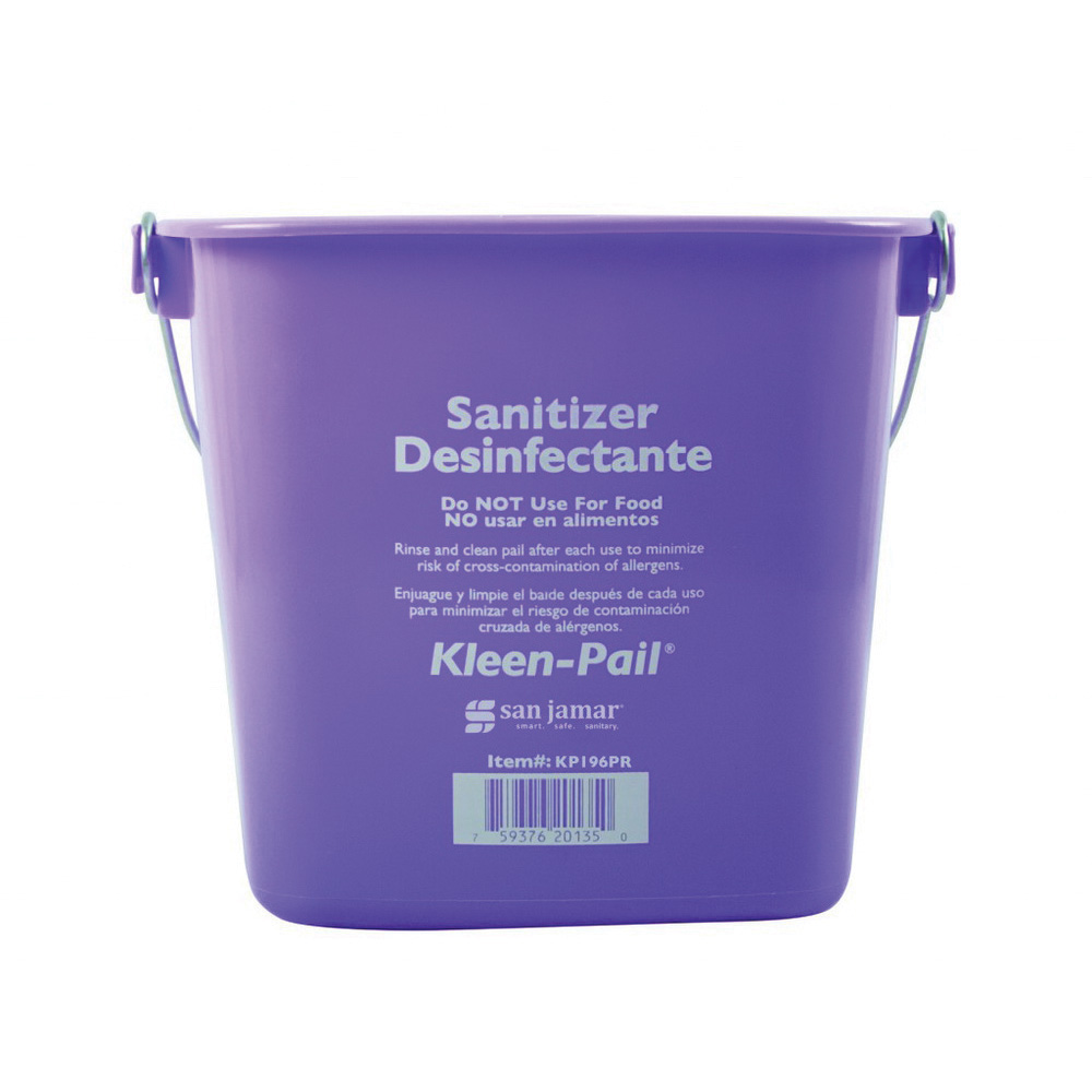 KP196PR KLEEN PAIL 6QT PURPLEALLERGEN FREE - EA -