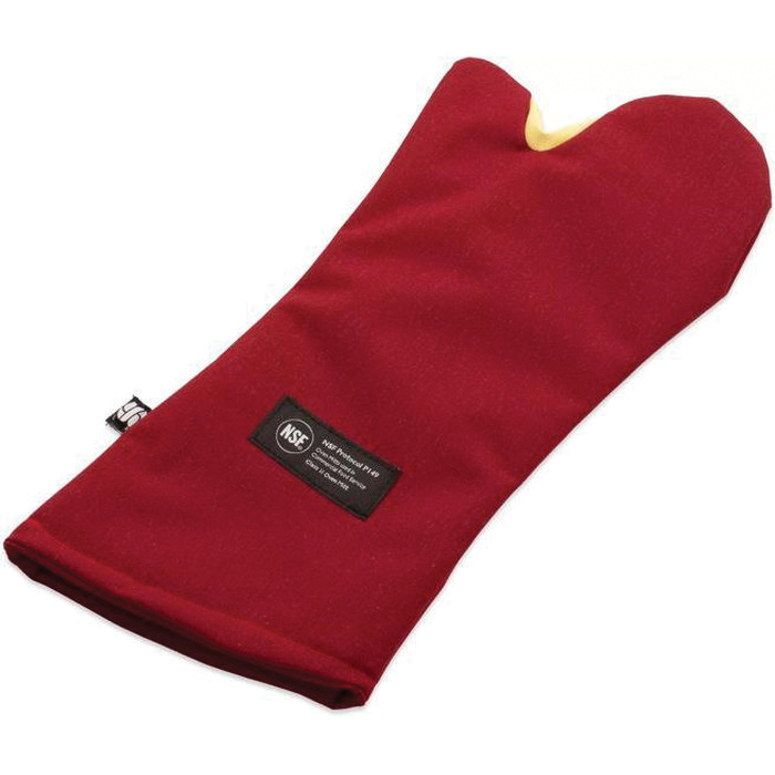 KT0218 OVEN MITT KOOLTEK 18"UP TO 550deg RED EA -