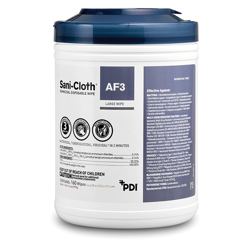 P1450P SANI-CLOTH AF3 2/160 GERMICIDAL DISPOSABLE WIPE