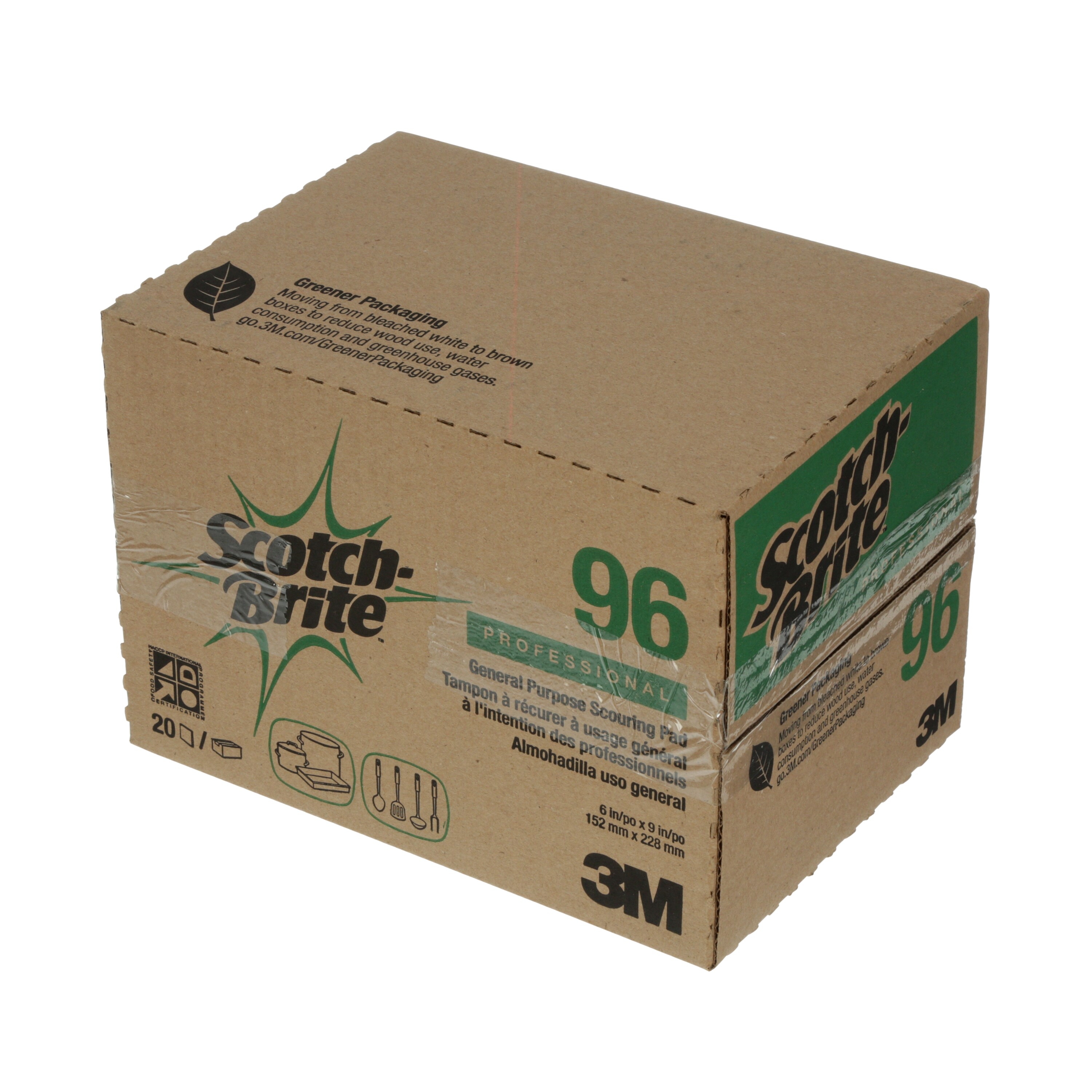 3M 96 SCOURING PADS 3/20/CS 08293-1