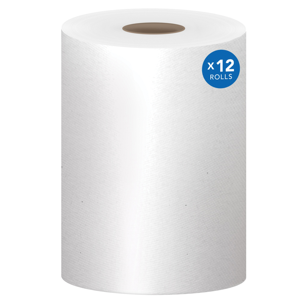 02068 400' WHITE ROLL TOWEL12/CS