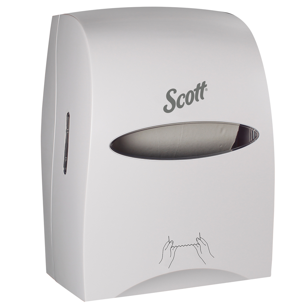 46254 SCOTT TOWEL DISPENSERHARD ROLL TOWEL 1/CS WHTE S/O